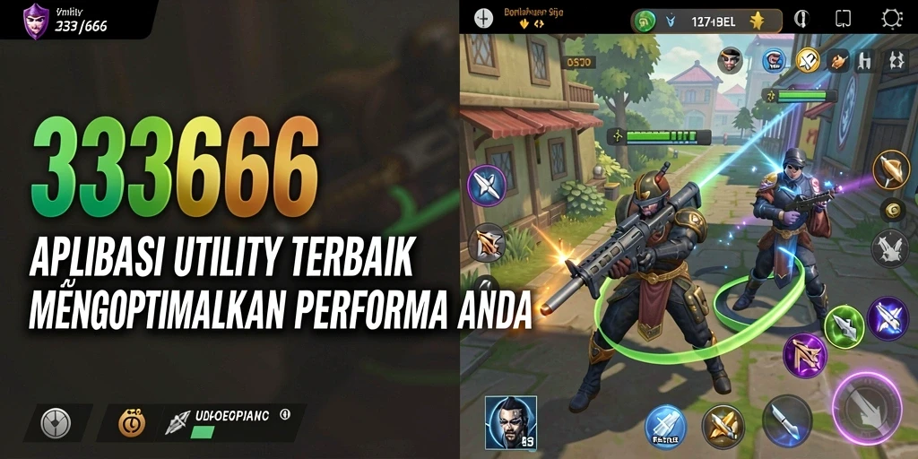 Tampilan antarmuka pengguna aplikasi Utility 333666 saat melakukan pembersihan.