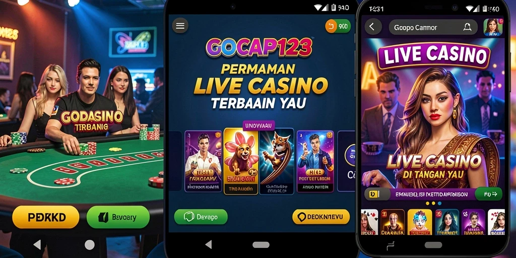 Tampilan menarik dari GOCAP123 menunjukkan gameplay Live Casino yang mendebarkan.