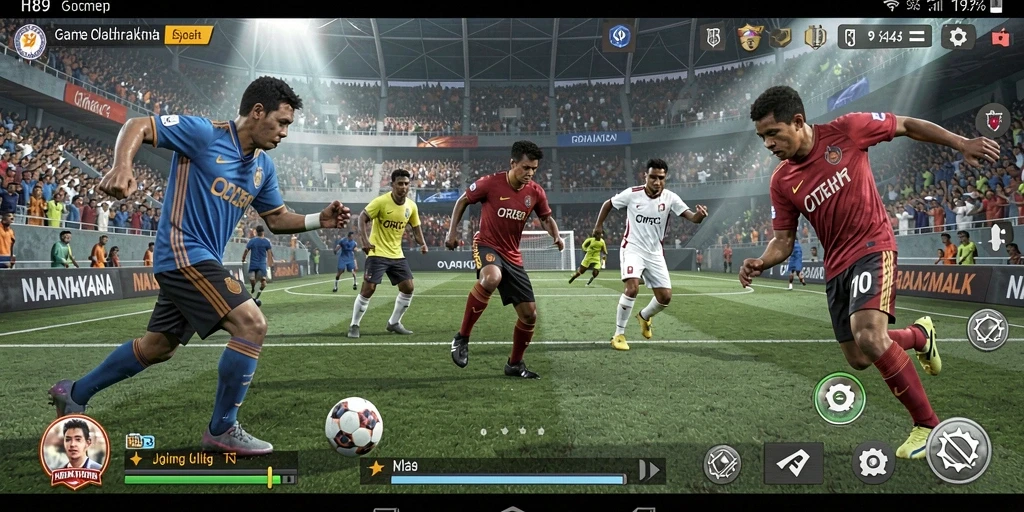 Tampilan gameplay H89 dengan aksi seru dalam olahraga.