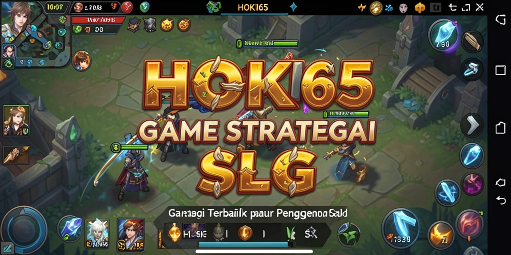 Tampilan menegangkan dari pertempuran strategi HOKI65.