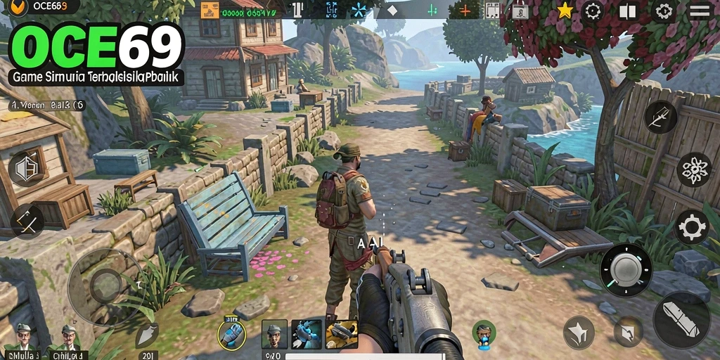 Screenshot OCE69 dengan tampilan gameplay yang imersif dan menantang.