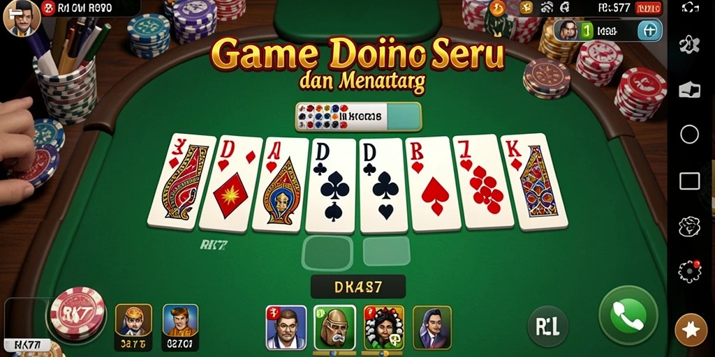 Tampilan menarik dari gameplay dalam RK77 yang penuh strategi.
