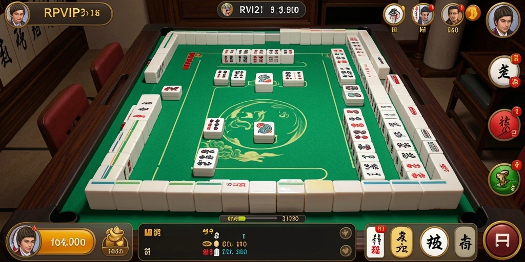 Tampilan permainan RPVIP2 yang memukau saat bermain Mahjong.