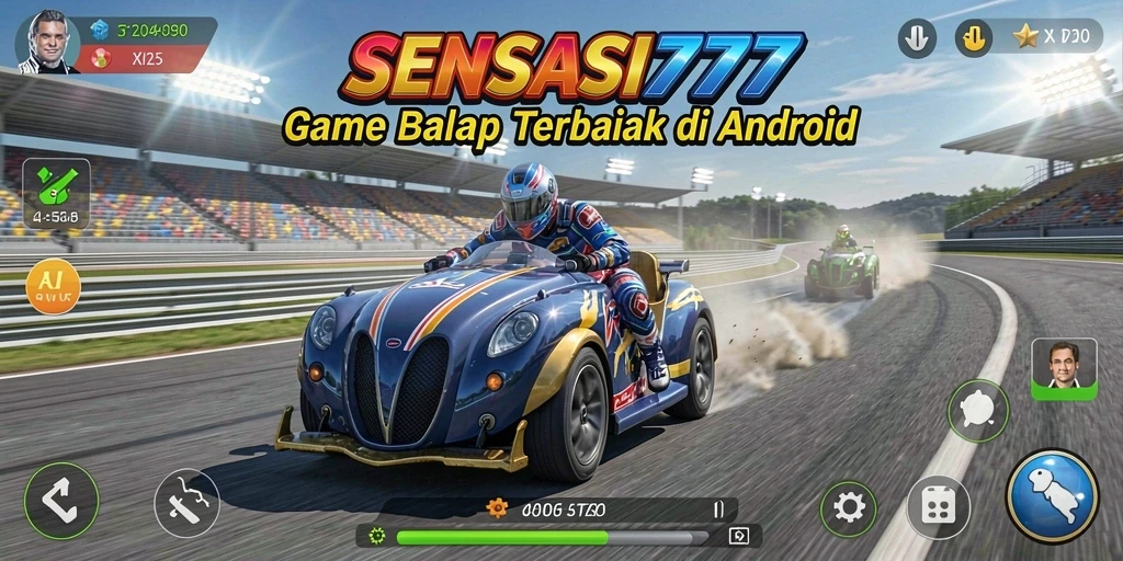 Gameplay balap yang mendebarkan di SENSASI777.