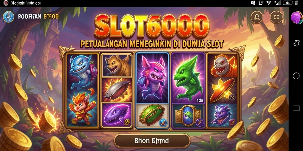 Gameplay menegangkan dan imersif di dunia SLOT6000.