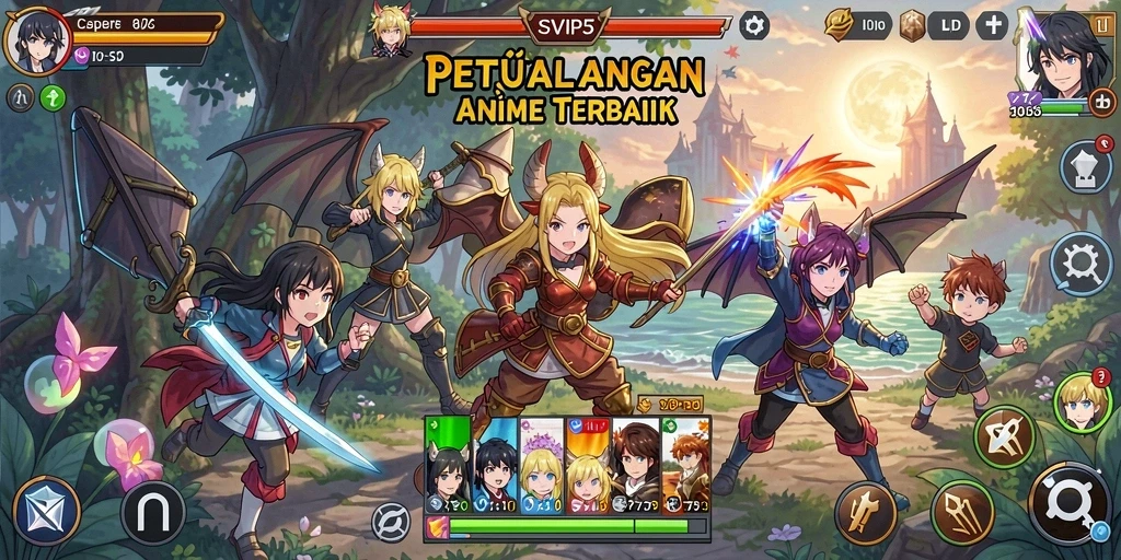 Tampilan gameplay SVIP5 yang memukau dan penuh warna.
