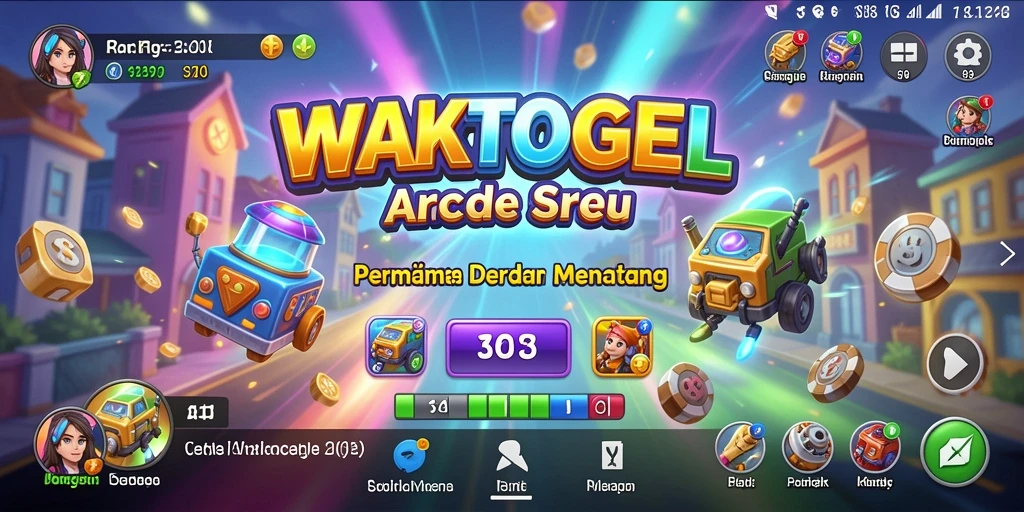 Tampilan gameplay seru saat bermain WAKTOGEL di level yang menantang.
